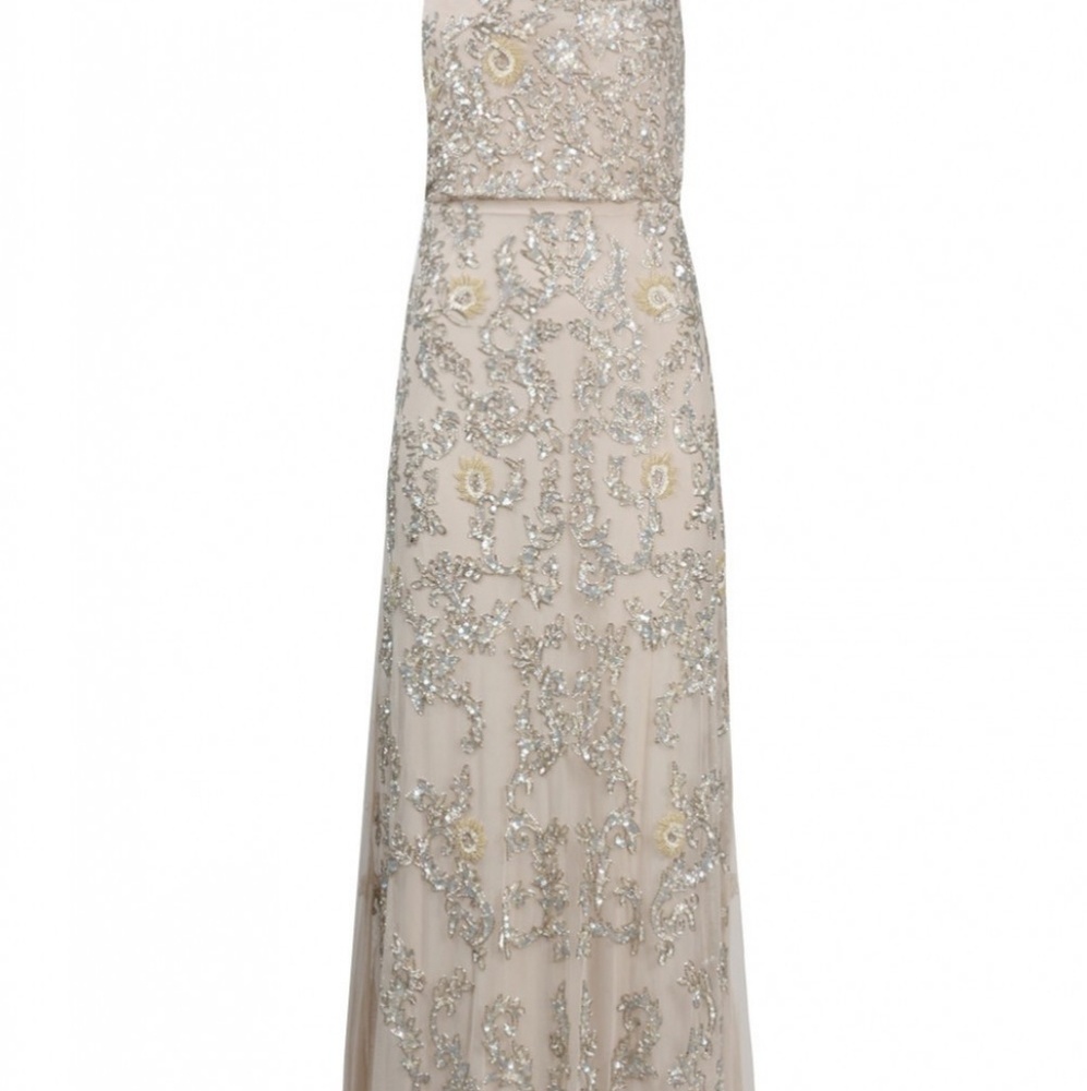 Champagne beaded gown